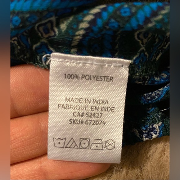 Blue Crush sheer large blouse - Picture 7 of 8